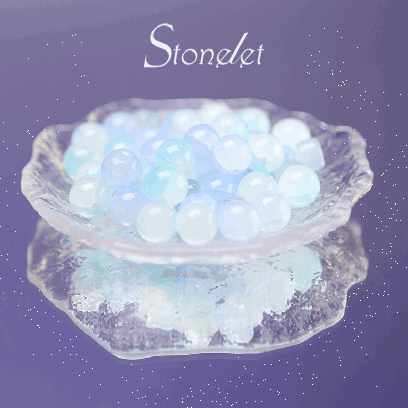 Stonelet DIY Bead Box(1oz) β Mixed Aesthetic Healing Energy Stones for Bracelet Making | Ins-Style, Relaxing, Creative Jewelry DIY Kit-9015