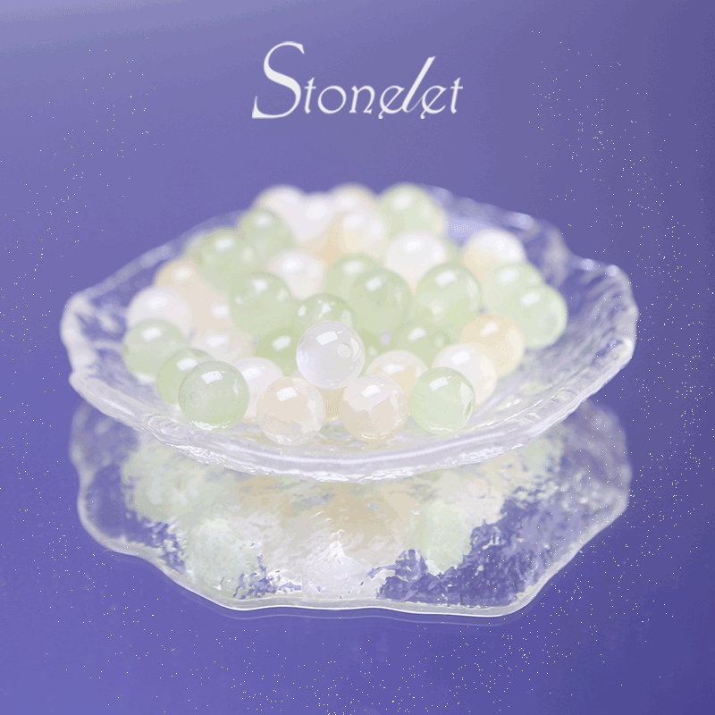 Stonelet DIY Bead Box(1oz) – Mixed Aesthetic Healing Energy Stones for Bracelet Making | Ins-Style, Relaxing, Creative Jewelry DIY Kit-9037