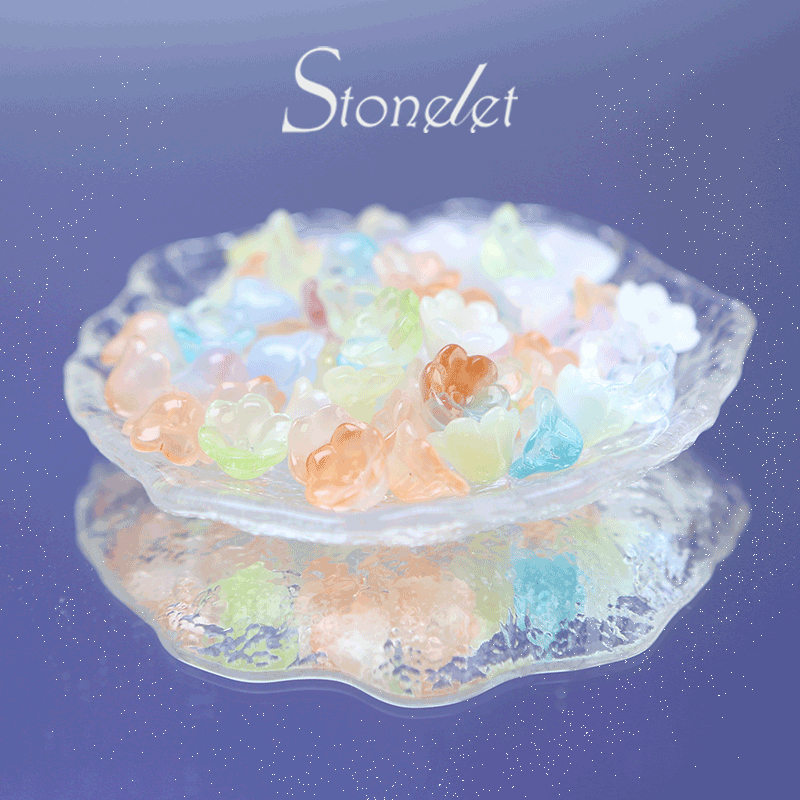 Stonelet DIY Bead Box(1oz) – Mixed Aesthetic Healing Energy Stones for Bracelet Making | Ins-Style, Relaxing, Creative Jewelry DIY Kit-9045