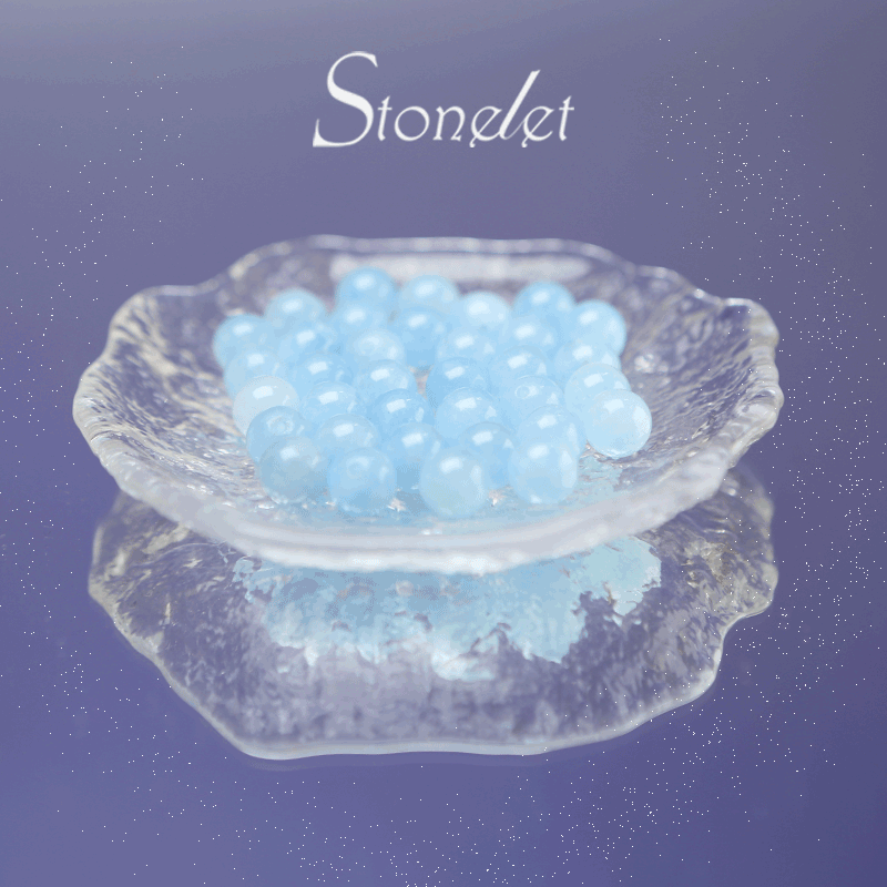 Stonelet DIY Bead Box(1oz) – Mixed Aesthetic Healing Energy Stones for Bracelet Making | Ins-Style, Relaxing, Creative Jewelry DIY Kit-9050