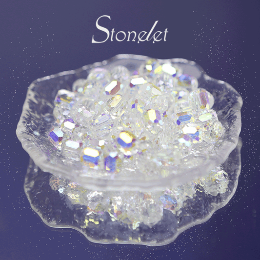 Stonelet DIY Bead Box(1oz) – Mixed Aesthetic Healing Energy Stones for Bracelet Making | Ins-Style, Relaxing, Creative Jewelry DIY Kit-9012