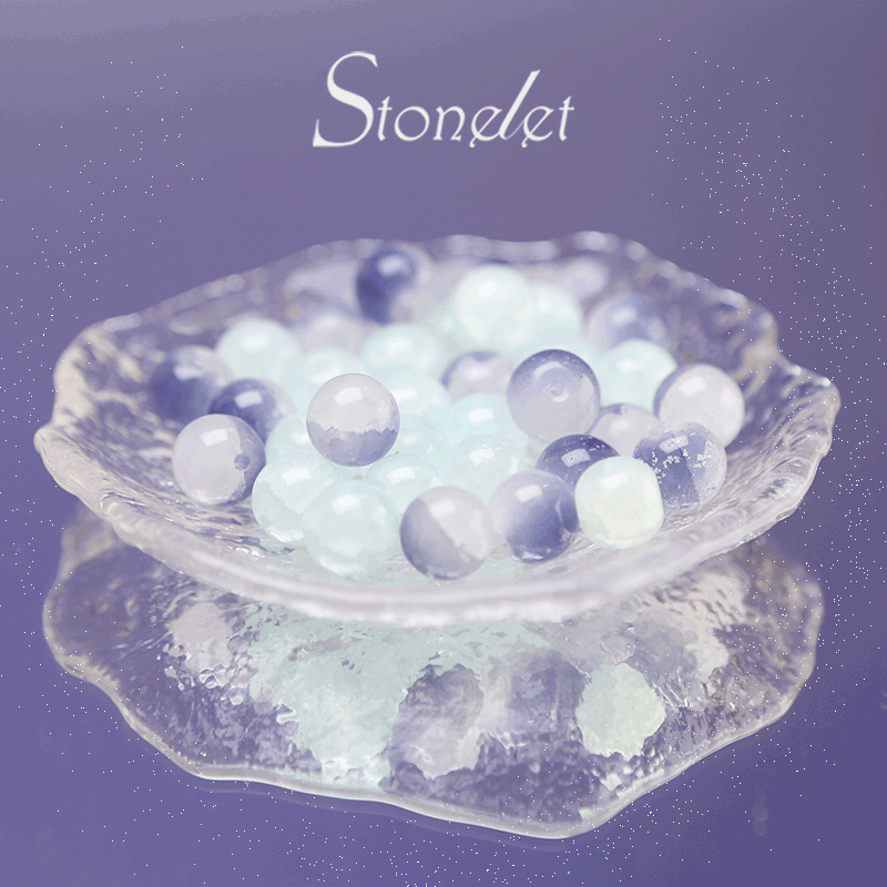 Stonelet DIY Bead Box(1oz) – Mixed Aesthetic Healing Energy Stones for Bracelet Making | Ins-Style, Relaxing, Creative Jewelry DIY Kit-9018