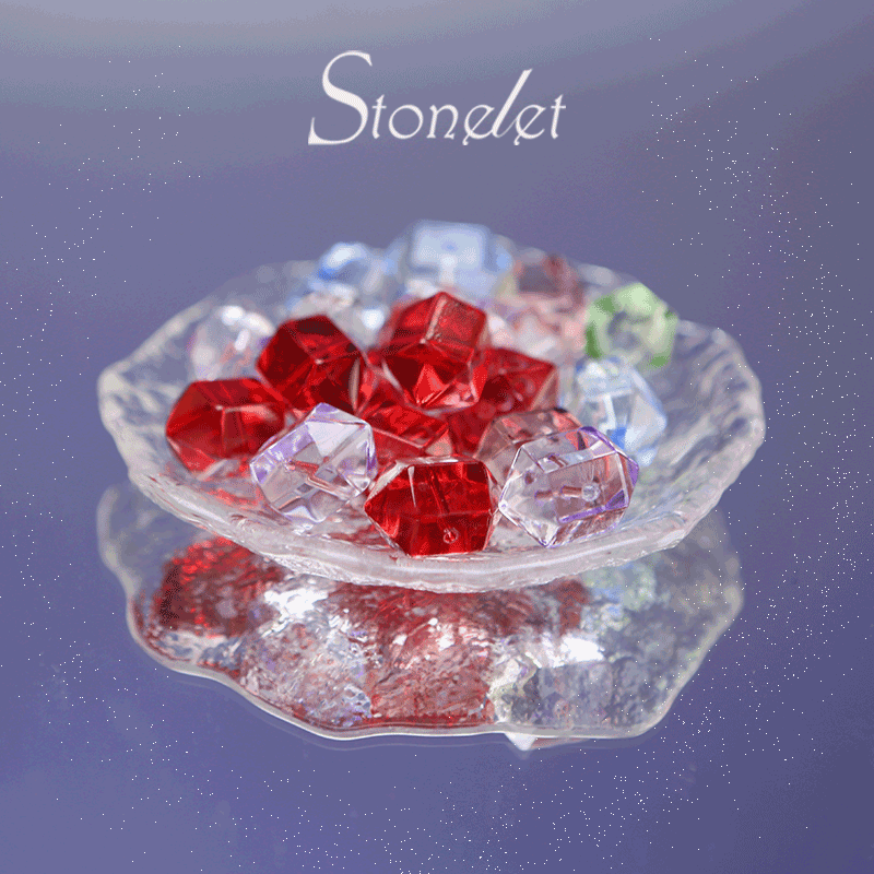 Stonelet DIY Bead Box(1oz) – Mixed Aesthetic Healing Energy Stones for Bracelet Making | Ins-Style, Relaxing, Creative Jewelry DIY Kit-9025