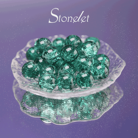 Stonelet DIY Bead Box(1oz) – Mixed Aesthetic Healing Energy Stones for Bracelet Making | Ins-Style, Relaxing, Creative Jewelry DIY Kit-9026