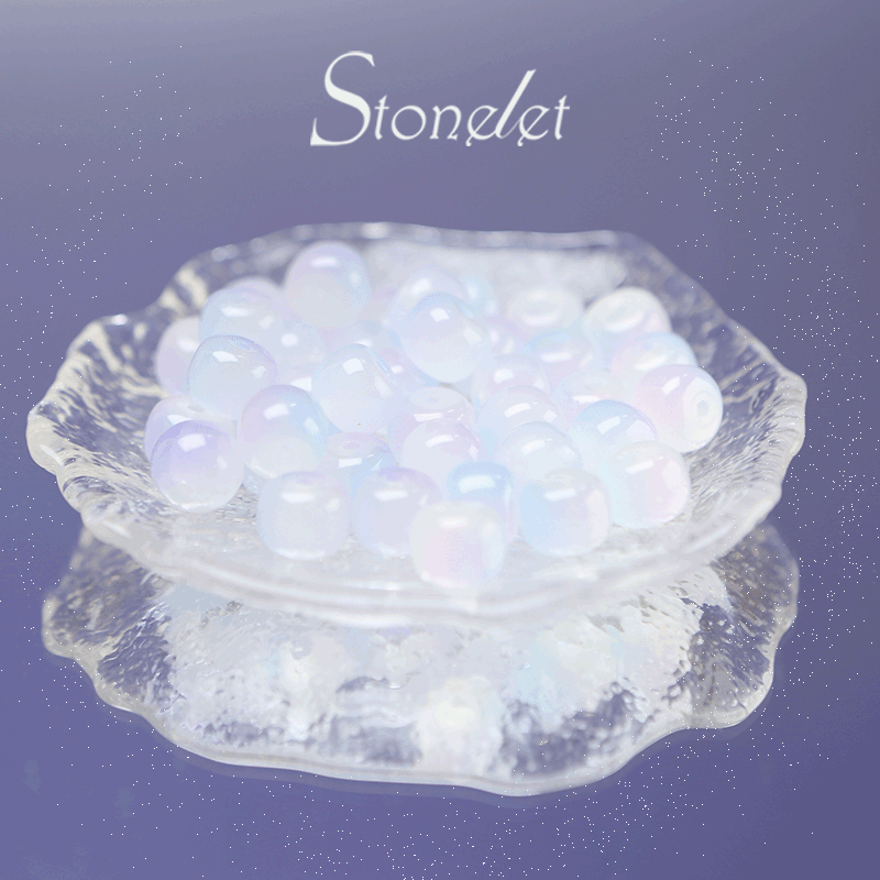 Stonelet DIY Bead Box(1oz) – Mixed Aesthetic Healing Energy Stones for Bracelet Making | Ins-Style, Relaxing, Creative Jewelry DIY Kit-9039