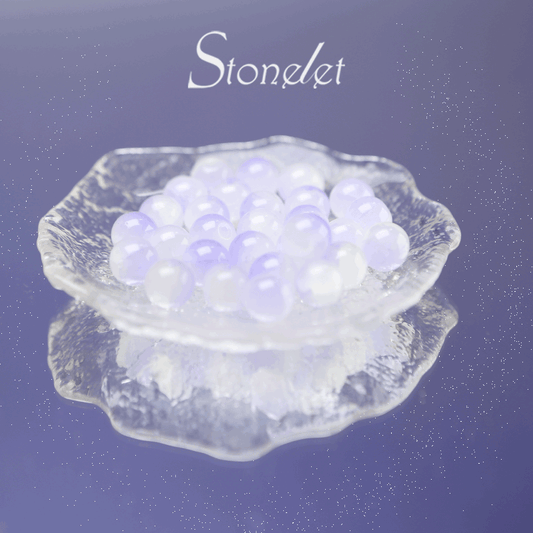 Stonelet DIY Bead Box(1oz) – Mixed Aesthetic Healing Energy Stones for Bracelet Making | Ins-Style, Relaxing, Creative Jewelry DIY Kit-9041