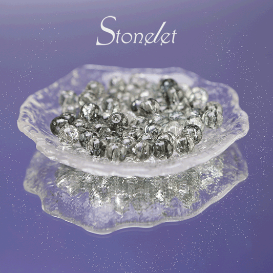 Stonelet DIY Bead Box(1oz) – Mixed Aesthetic Healing Energy Stones for Bracelet Making | Ins-Style, Relaxing, Creative Jewelry DIY Kit-9048