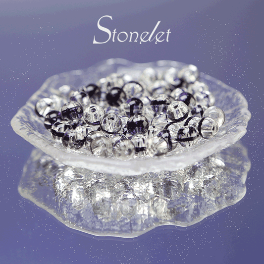 Stonelet DIY Bead Box(1oz) – Mixed Aesthetic Healing Energy Stones for Bracelet Making | Ins-Style, Relaxing, Creative Jewelry DIY Kit-9049