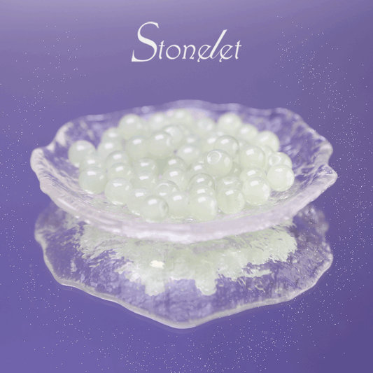 Stonelet DIY Bead Box(1oz) – Mixed Aesthetic Healing Energy Stones for Bracelet Making | Ins-Style, Relaxing, Creative Jewelry DIY Kit-9051