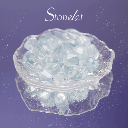 Stonelet DIY Bead Box(1oz) – Mixed Aesthetic Healing Energy Stones for Bracelet Making | Ins-Style, Relaxing, Creative Jewelry DIY Kit-9058