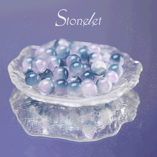 Stonelet DIY Bead Box(1oz) – Mixed Aesthetic Healing Energy Stones for Bracelet Making | Ins-Style, Relaxing, Creative Jewelry DIY Kit-9061