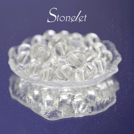 Stonelet DIY Bead Box(1oz) – Mixed Aesthetic Healing Energy Stones for Bracelet Making | Ins-Style, Relaxing, Creative Jewelry DIY Kit-9066