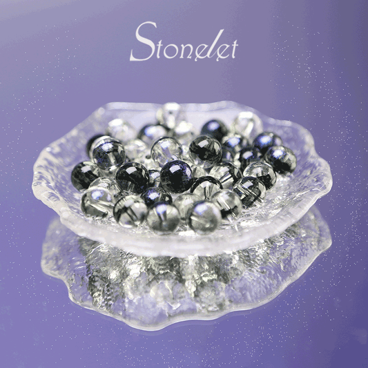 Stonelet DIY Bead Box(1oz) – Mixed Aesthetic Healing Energy Stones for Bracelet Making | Ins-Style, Relaxing, Creative Jewelry DIY Kit-9071