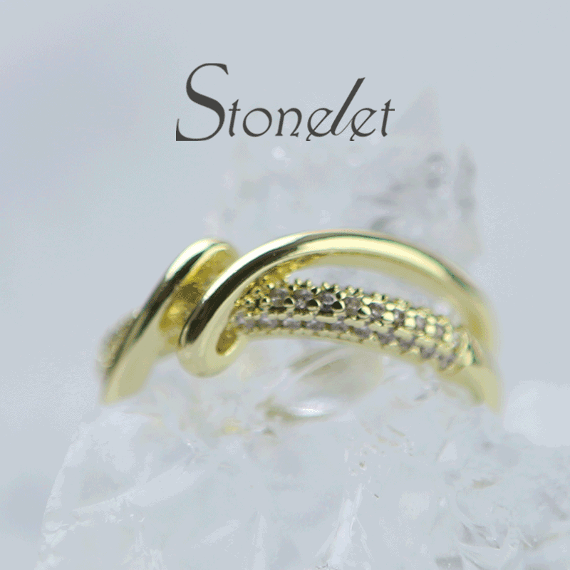 Stonelet Minimalist Band Ring Adjustable Elegant Trendy Unique Chic 2025 Daily Street Date Gift Accessory