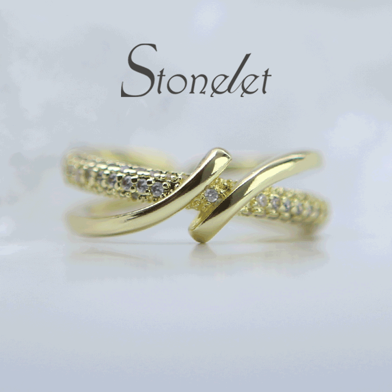 Stonelet Minimalist Band Ring Adjustable Elegant Trendy Unique Chic 2025 Daily Street Date Gift Accessory
